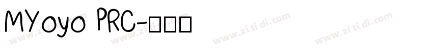 MYoyo PRC字体转换